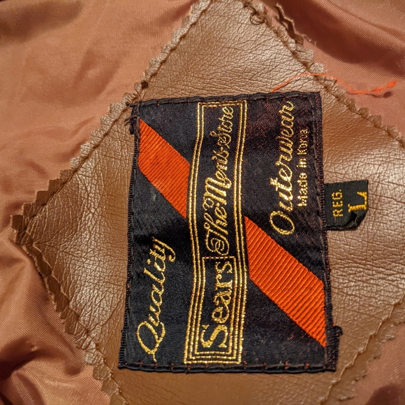 Sears The Men's Store motorcycle jacket - Picture 7 of 7